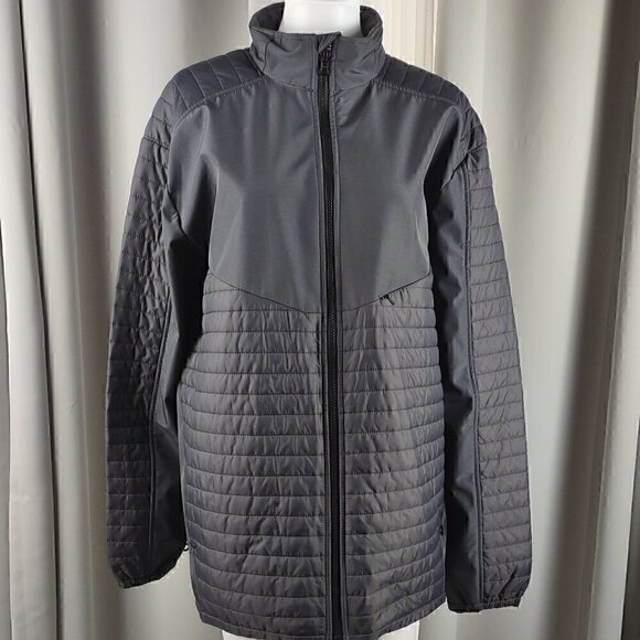 WearGuard Exclusively Aramark Women's Gray Quilted Soft Shell Jacket Size Large - Picture 1 of 16